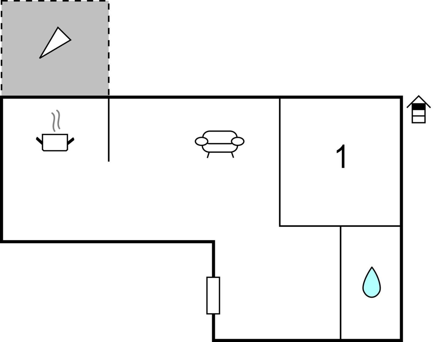 1 Bedroom Cozy Apartment In ビビニェ エクステリア 写真